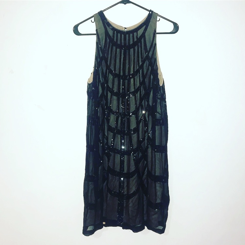 Nicole Miller cocktail black dress